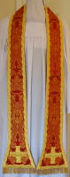 Red Roman Preaching Stole